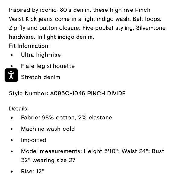 AG (Agolde) Pinch Waist Kick Jeans - Picture 5 of 5